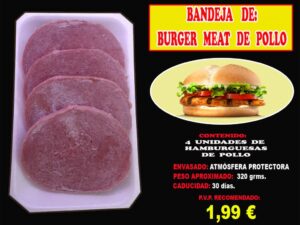 BURGER MEAT DE POLLO