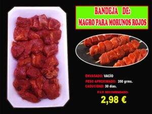 MAGRO MORUNOS ROJOS