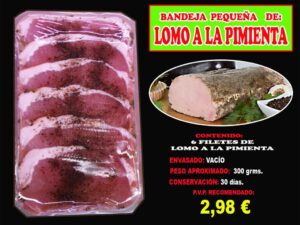 LOMO A LA PIMIENTA